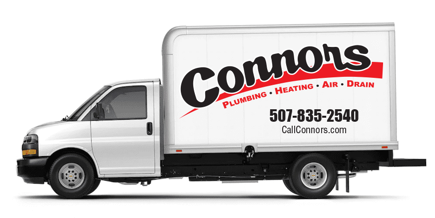 Connors Plumbing Heating Air Drain Truck
