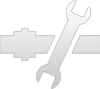 A white wrench is placed diagonally over a horizontal white bar with a rectangular notched shape on the left, all on a black background.