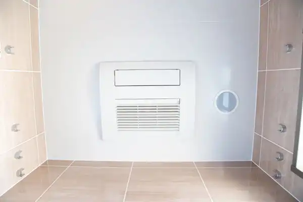 A photo of an installed humidifier